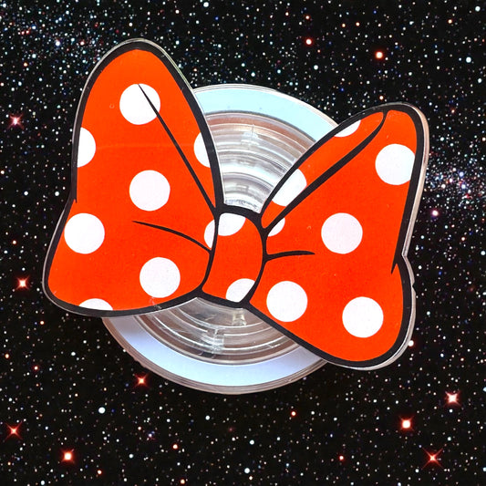 Red Bow magnetic Phone Grip