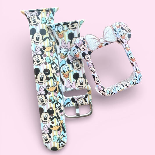 Pastel stripe characters Band and Cover BUNDLE for 10% less