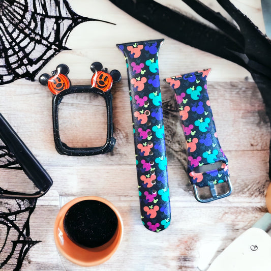 Jack-o-lantern ears band and cover bundle pumpkin