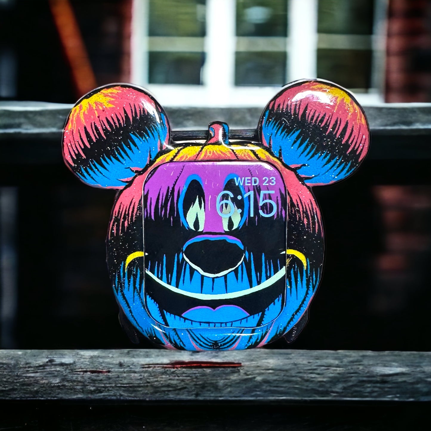 Neon Jack-o-lantern Watch Cover