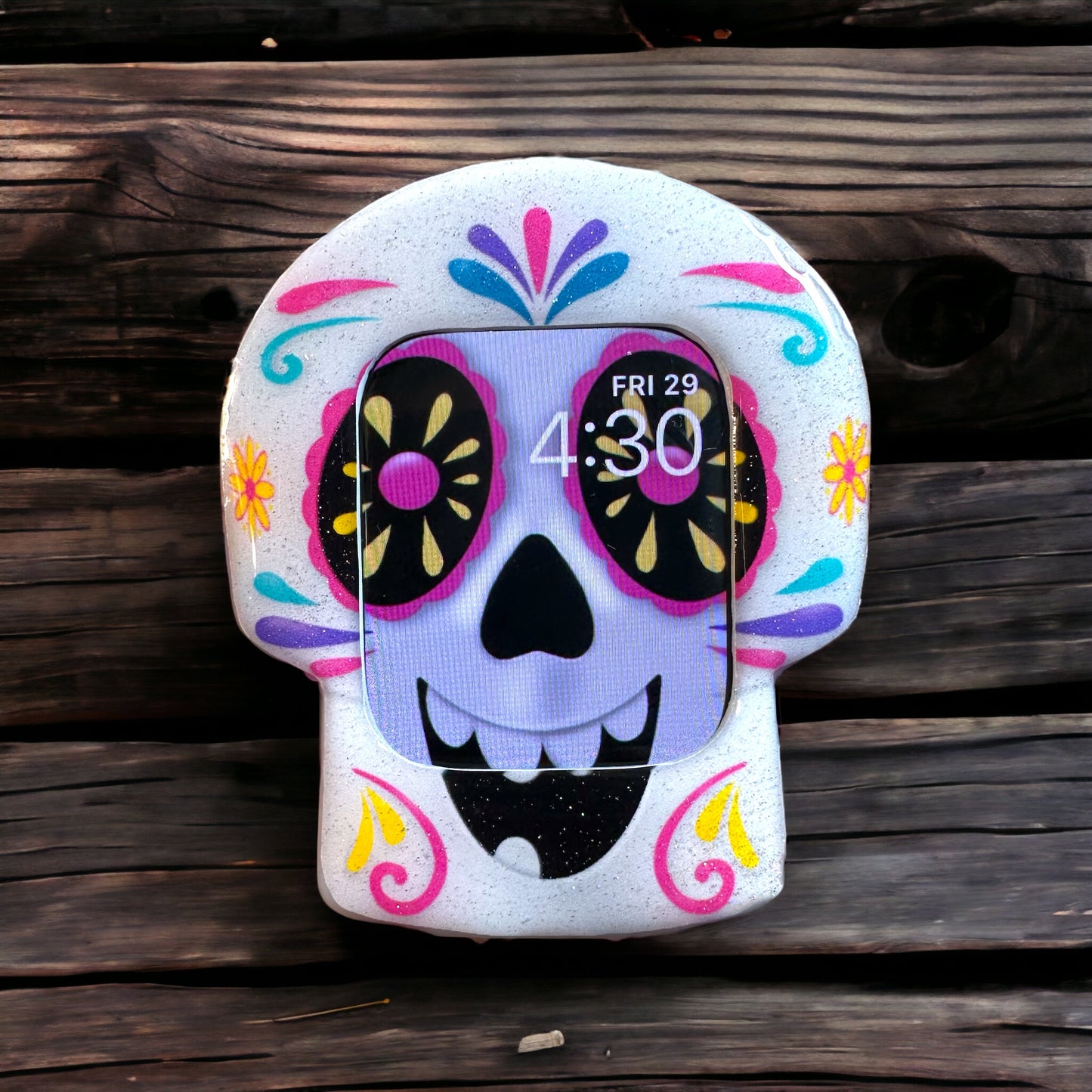 Un Poco Loco Skull Watch Cover