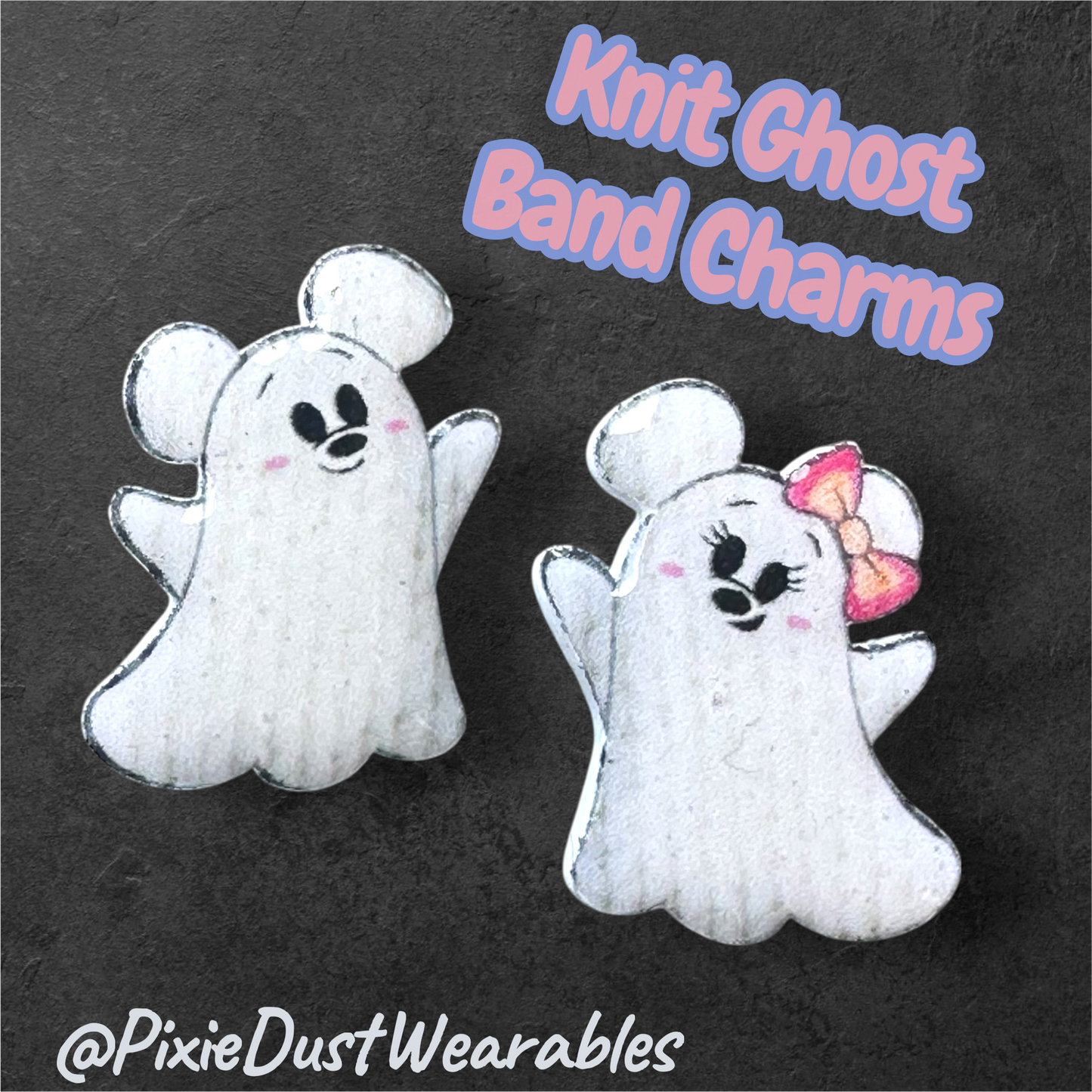 Knit Ghost Band Charms Simply Pop in and out! charm