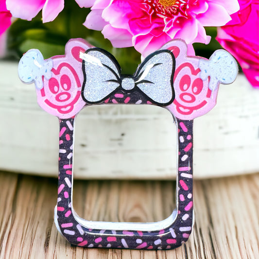 Pink waffle ears Watch Covers snack