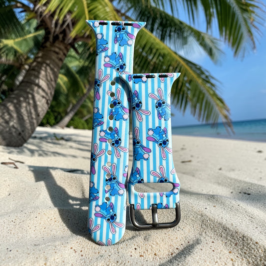 Bunny Blue Alien Easter BAND ONLY