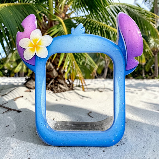 Blue Alien Plumeria Watch Cover ONLY