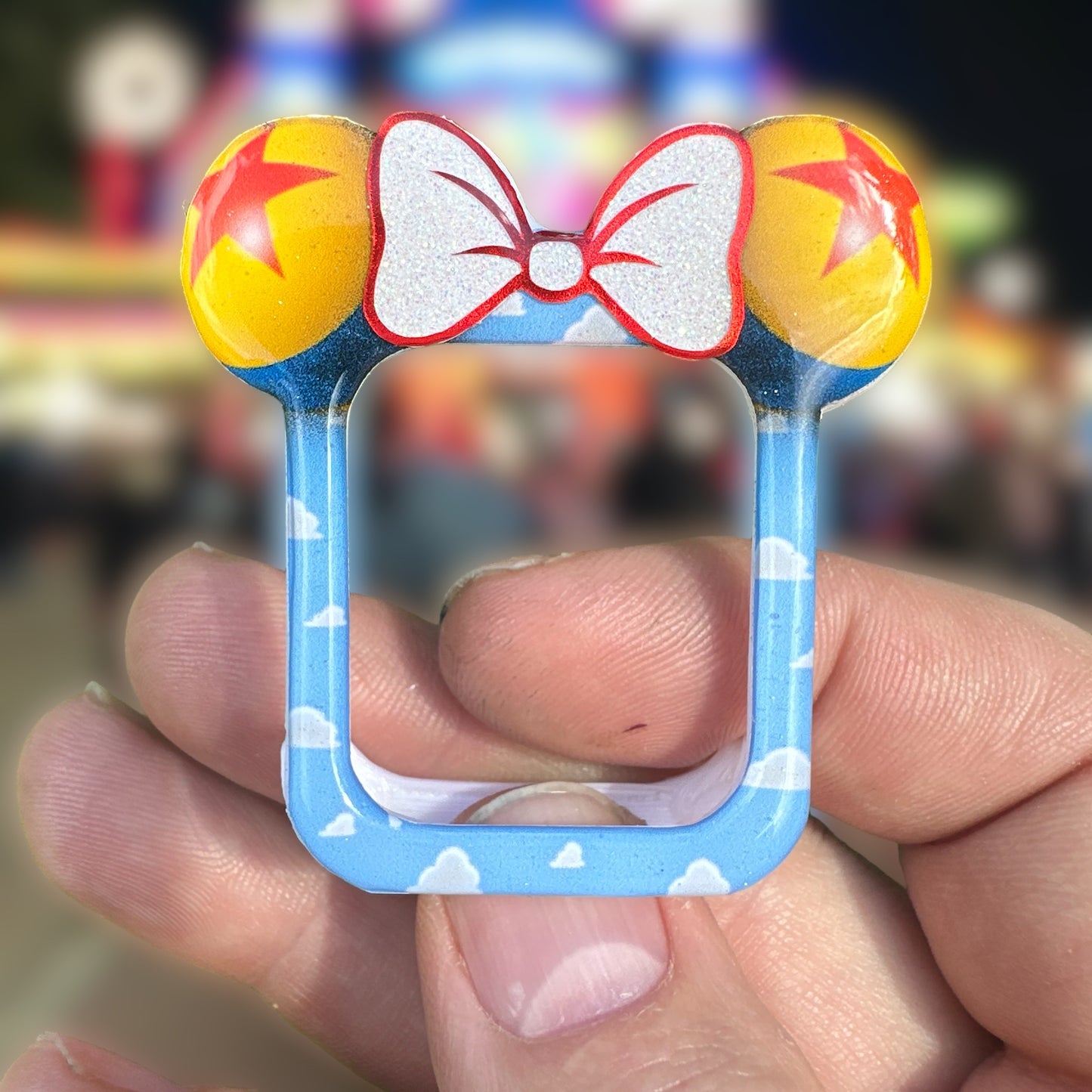 CGI ball ears Mouse with Bow Watch Cover