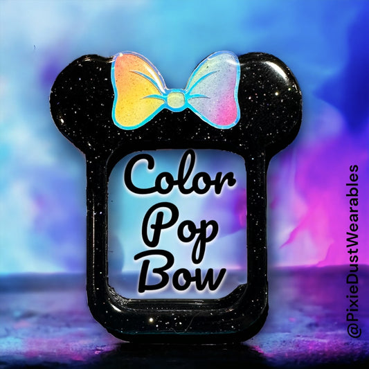 Color Pop Black Rainbow Bow Watch Covers