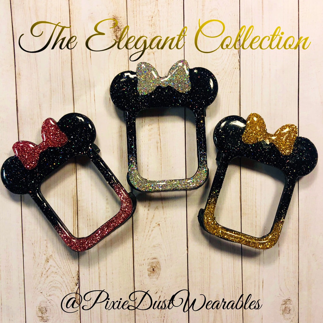 Elegant Mouse with Bow Apple Watch Cover