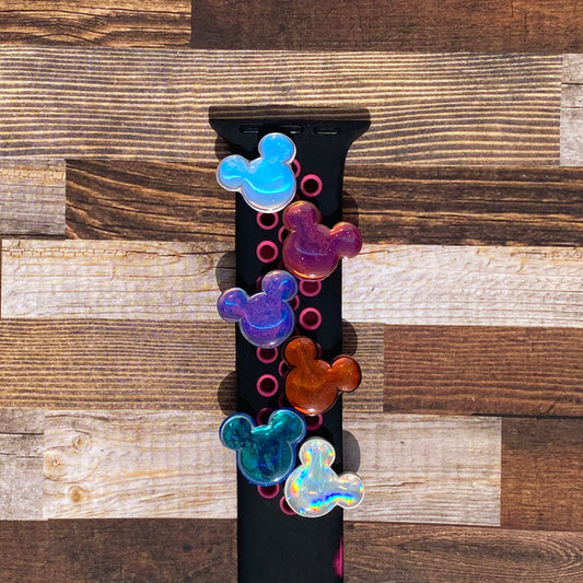 iridescent Mouse band Charms Simply Pop in and out!