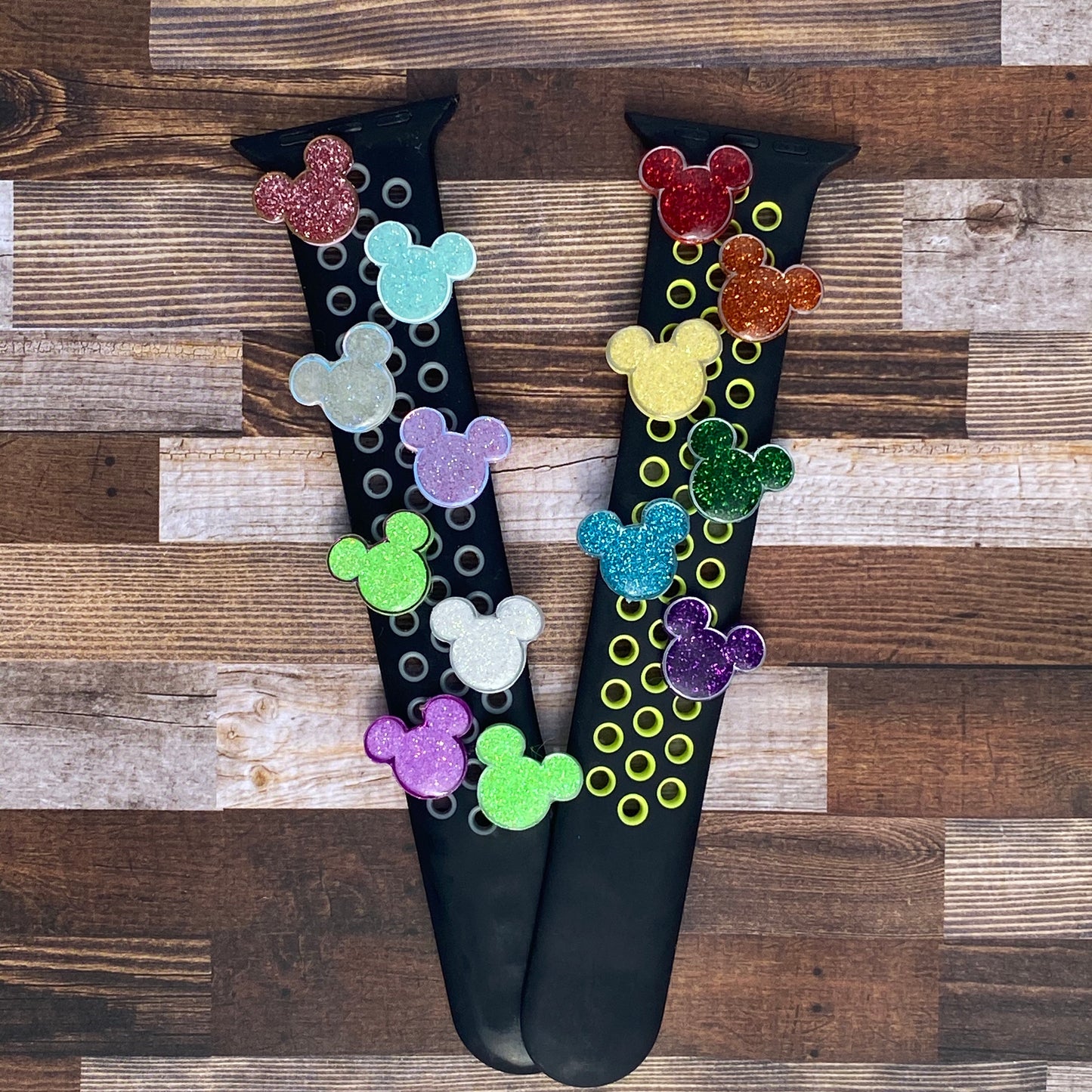 Glitter Mouse band Charms Simply Pop in and out!