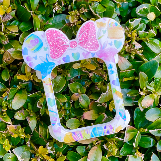 Easter Collage Mouse with Bow Watch Covers