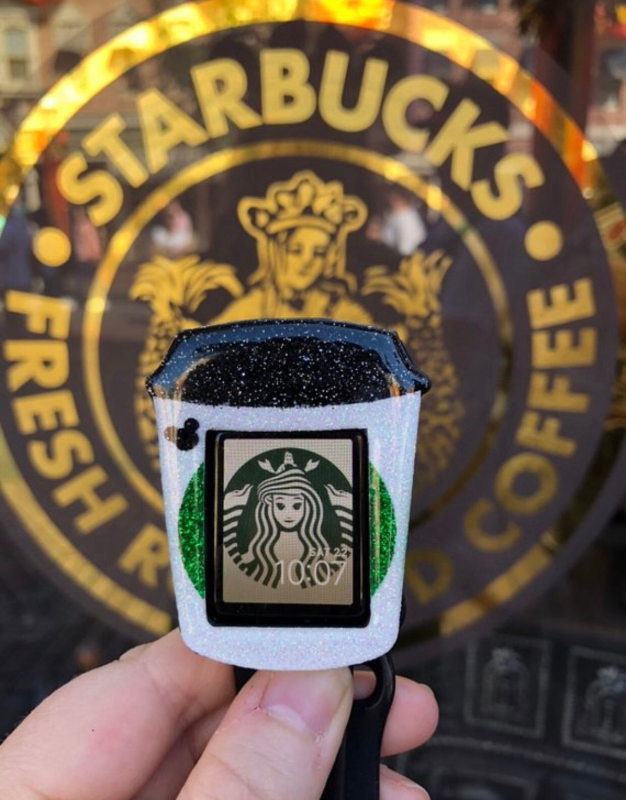 coffee cup apple watch cover