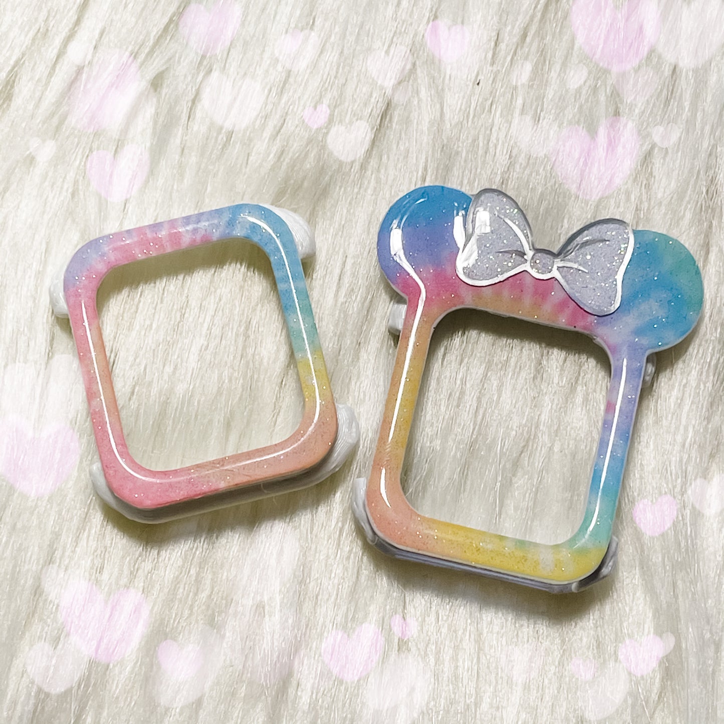 Pastel Tie-Dye Rainbow Watch Covers Tie Dye