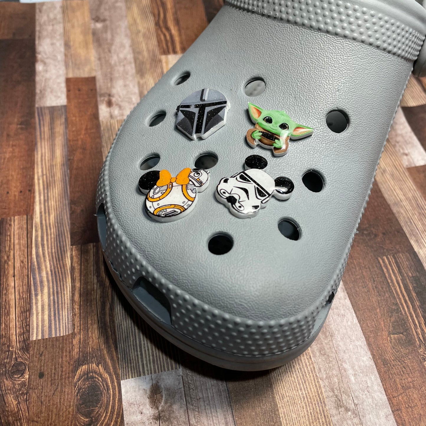 Galactic Battle Croc Charms