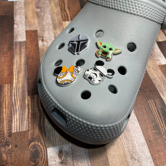 Galactic Battle Croc Charms