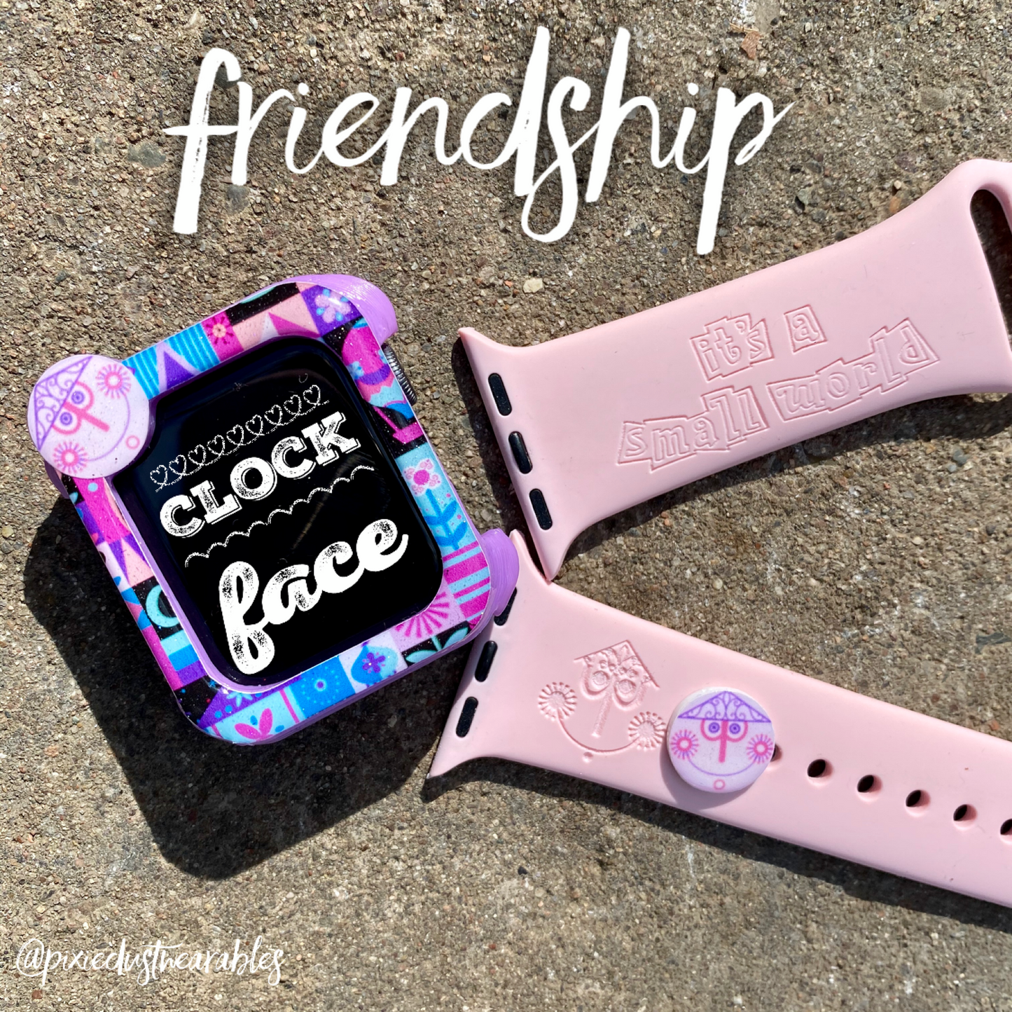 Friendship world clock face cover Watch Cover