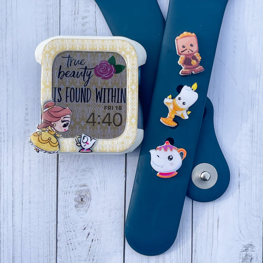 Book reading Beauty sidekick Watch Cover ONLY