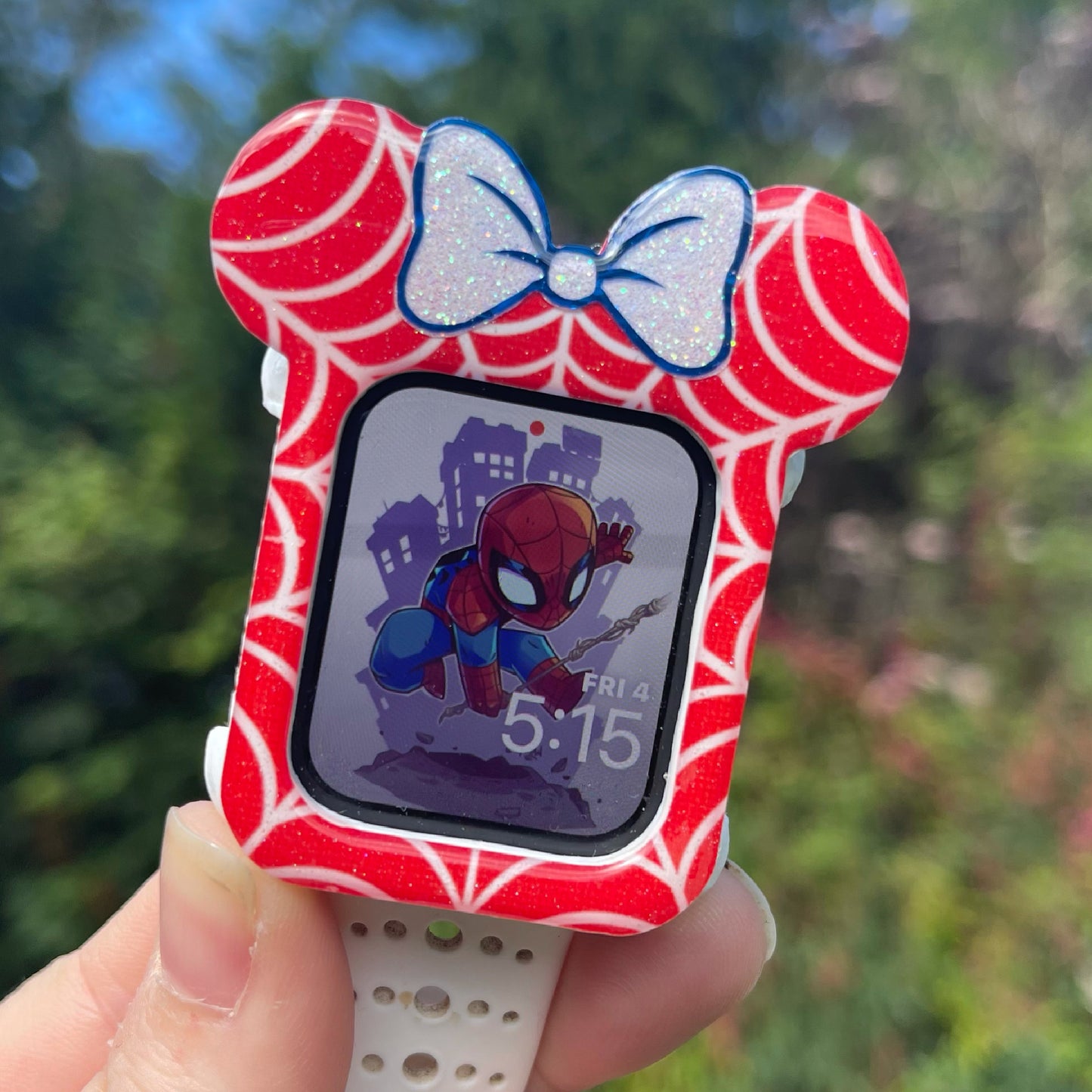 Spiderweb watch cover