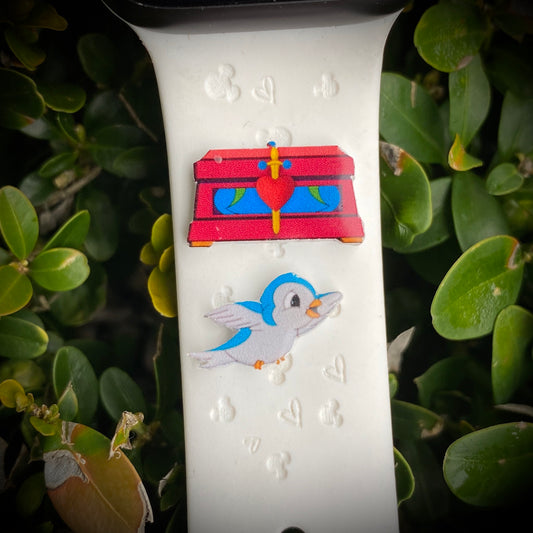 Apple Eating Princess Band Charms Simply Pop in and out! charm