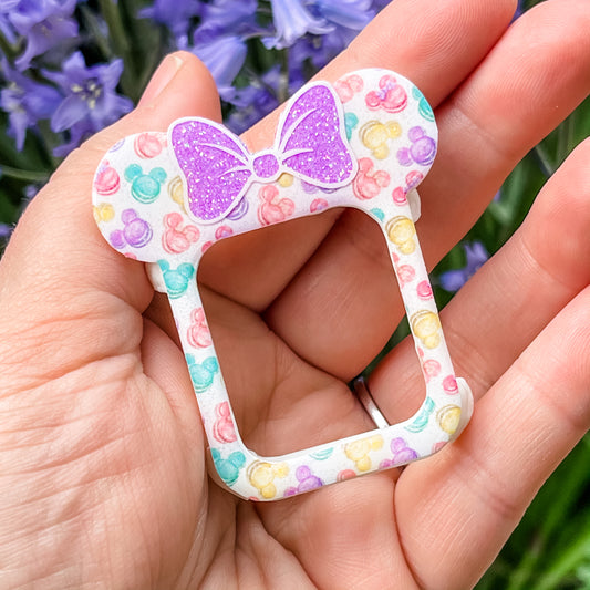 Macaron Mice white watch cover