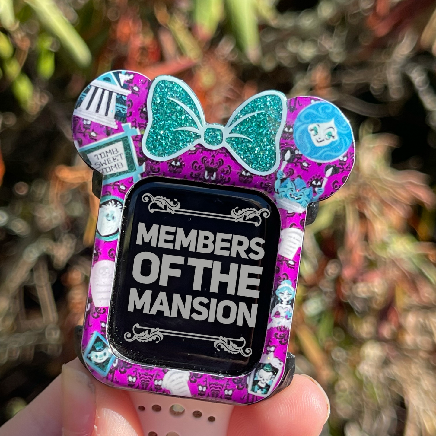 Members of the Mansion Mouse with bow Watch Cover