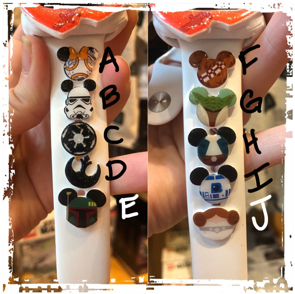 Galactic Battle Band Charms Simply Pop in and out!