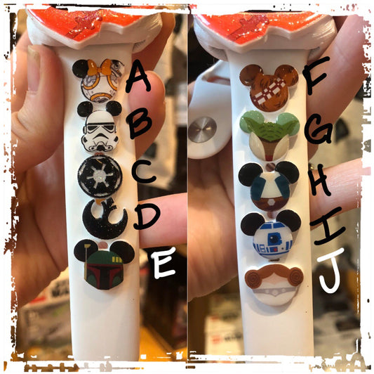 Galactic Battle Band Charms Simply Pop in and out!