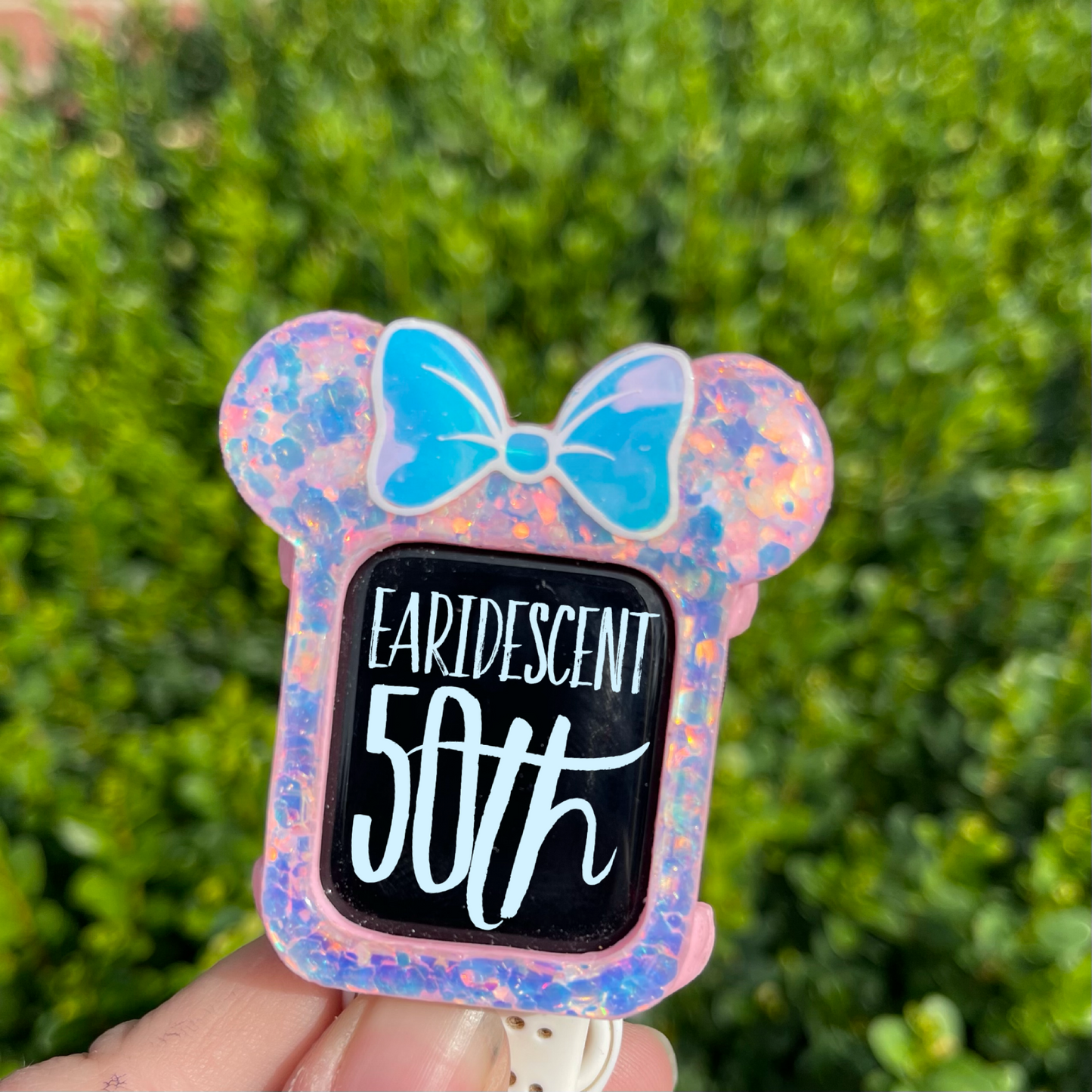 Iridescent collection 50th Glitter Watch Covers