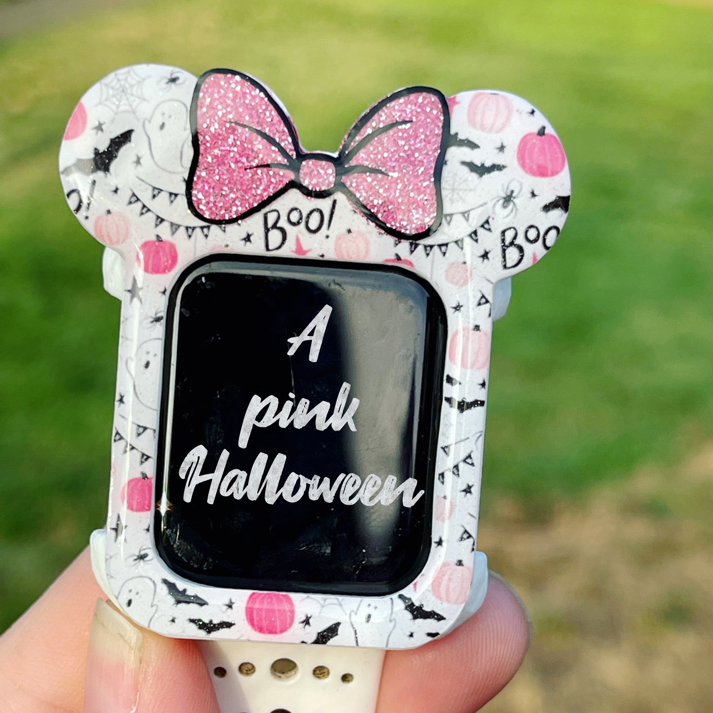 Pink Halloween Watch Covers