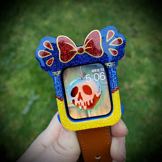 Apple Eating Princess Watch Cover snow