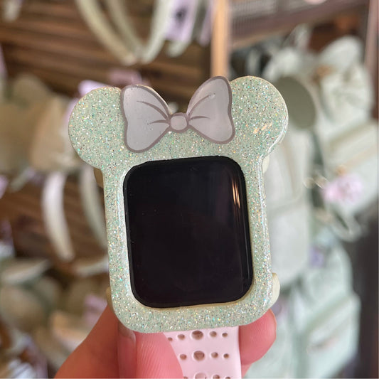 True Mint glitter Watch Cover