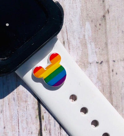 Rainbow Mouse Band Charms Simply Pop in and out!