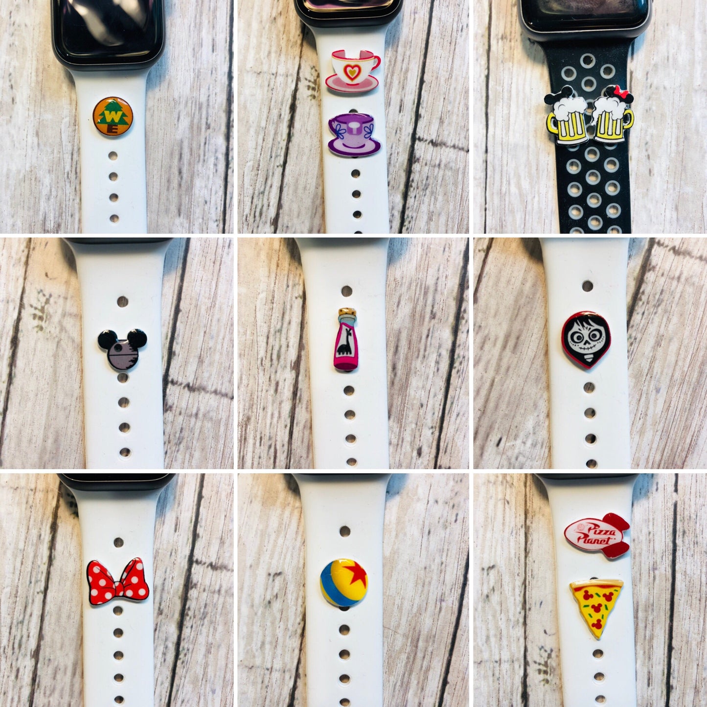 Various Band Charms Simply Pop in and out!