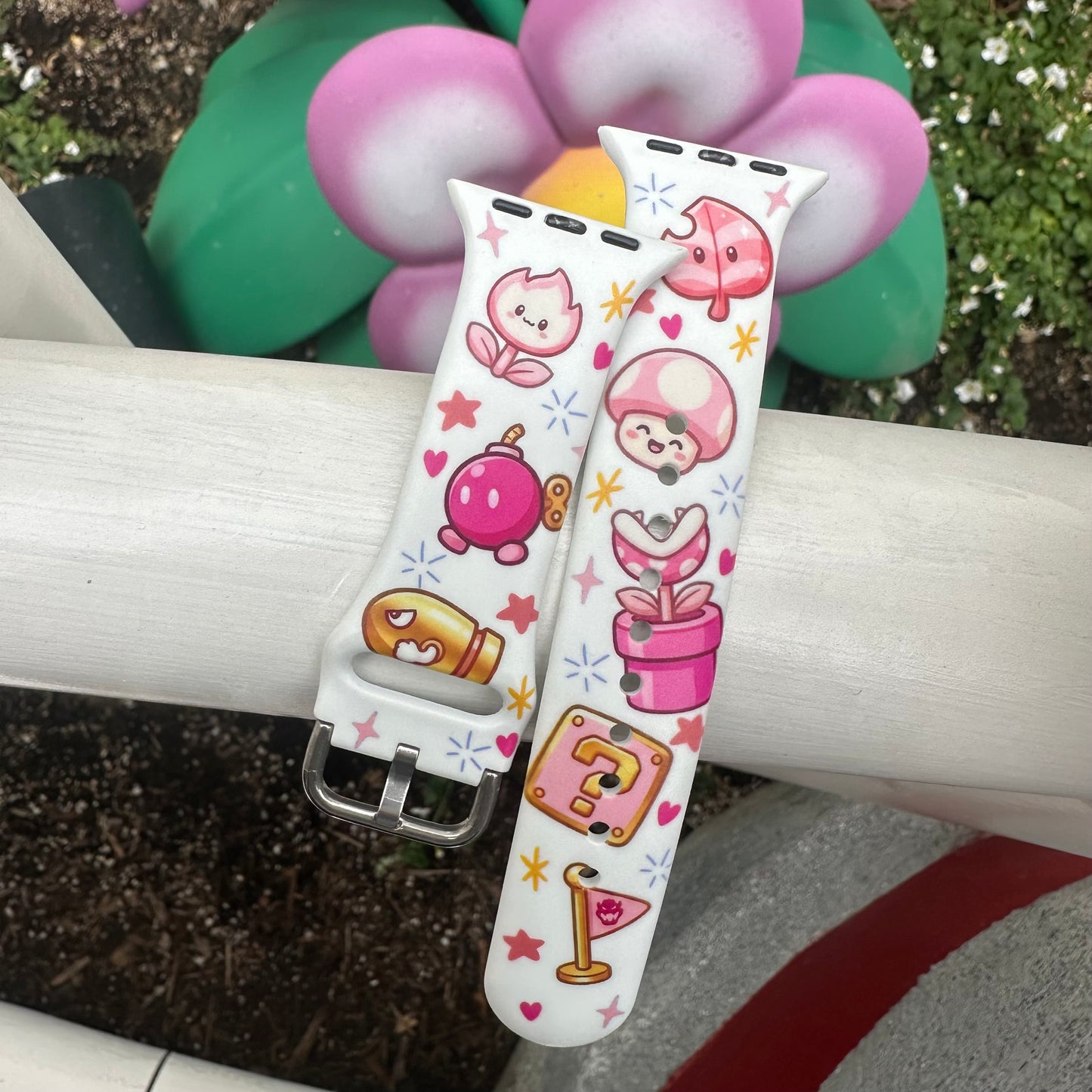 Video Game Icons PINK Band ONLY