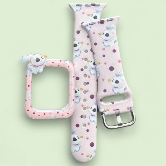 Halloween Pup on Pink band and cover bundle for 10% less than buying separately
