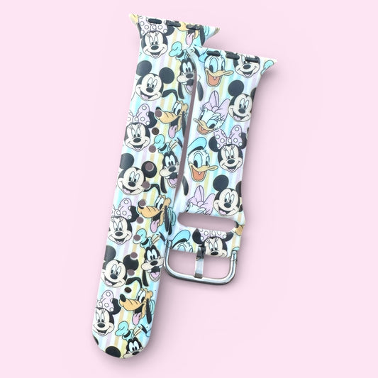 Pastel stripe characters Band and Cover BUNDLE for 10% less