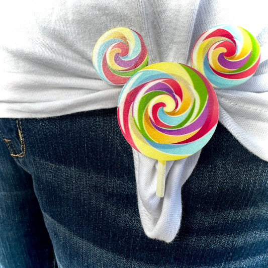 Lollipop Cinch Clip for shirt and tee