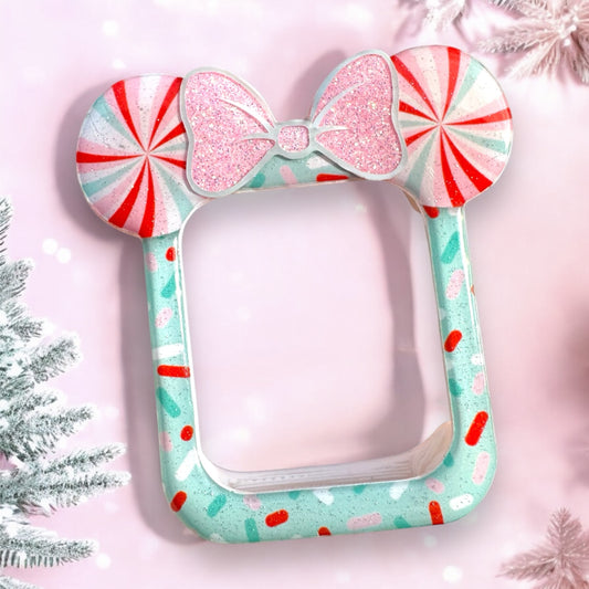 Pastel Peppermint Holiday Watch Cover