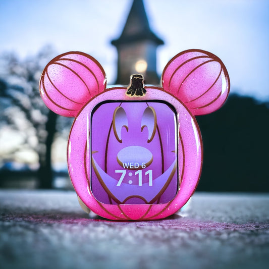 Pink Pumpkin Bibbidi Bobbidi BOO Mouse Watch Cover