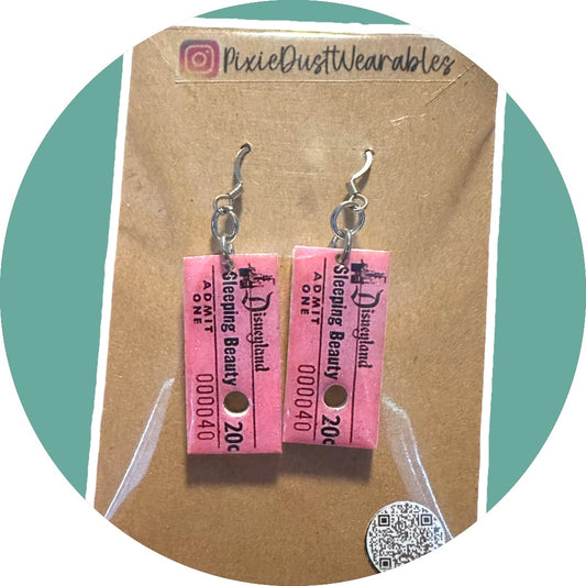 Throwback Ticket Earrings