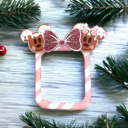 Pink gingerbread ears mouse Watch Cover