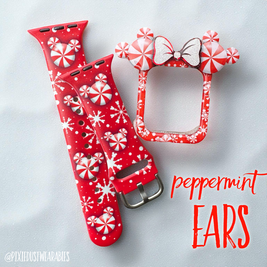 Peppermint Ears Band and Cover BUNDLE 10% less than buying separate holiday