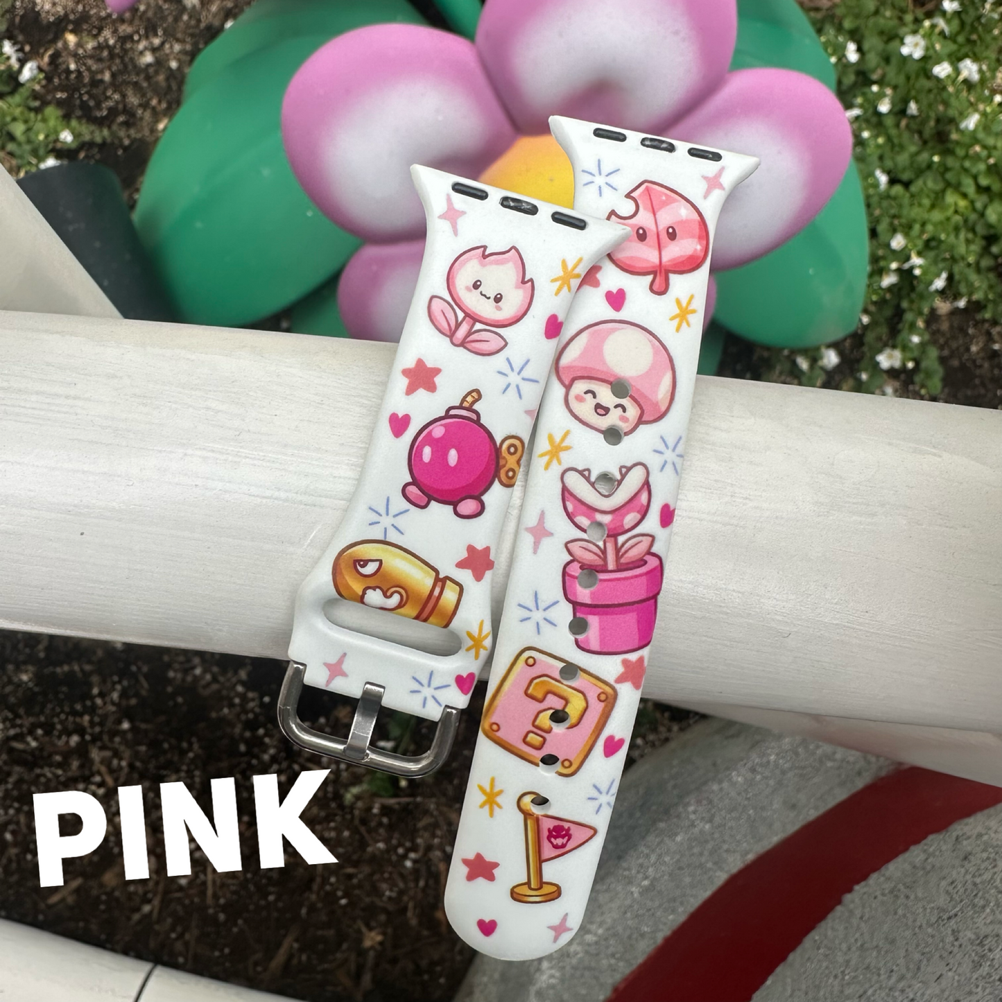 Pink Video Game Princess cover and Choice of ONE band bundle 10% less than buying separate
