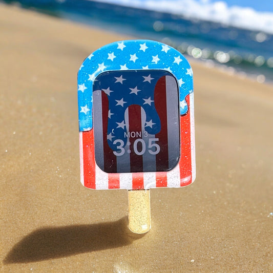 Stars and Stripes Popsicle Watch Cover patriotic