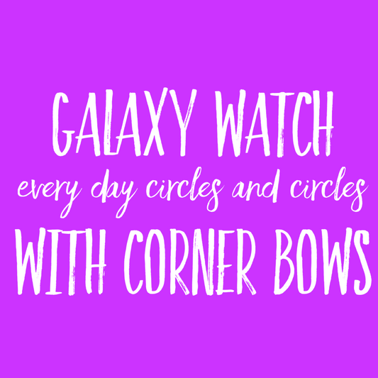 Galaxy Watch Every day Glitter CIRCLE Watch Cover