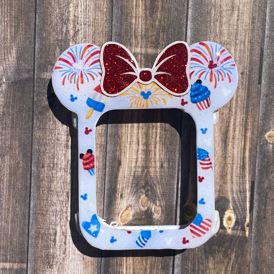 patriotic white Snacks Watch Cover