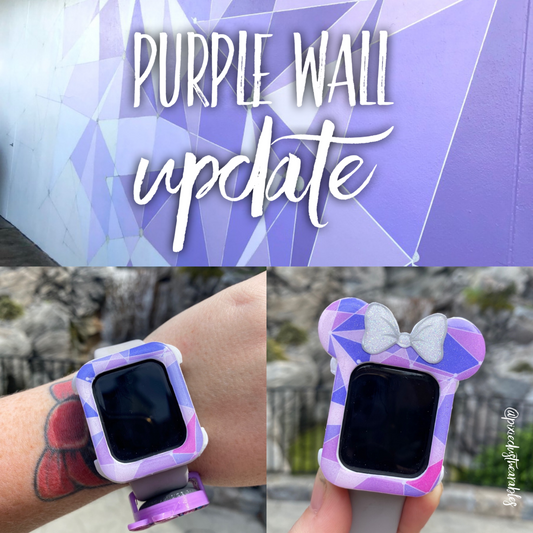 Purple Wall Watch Covers