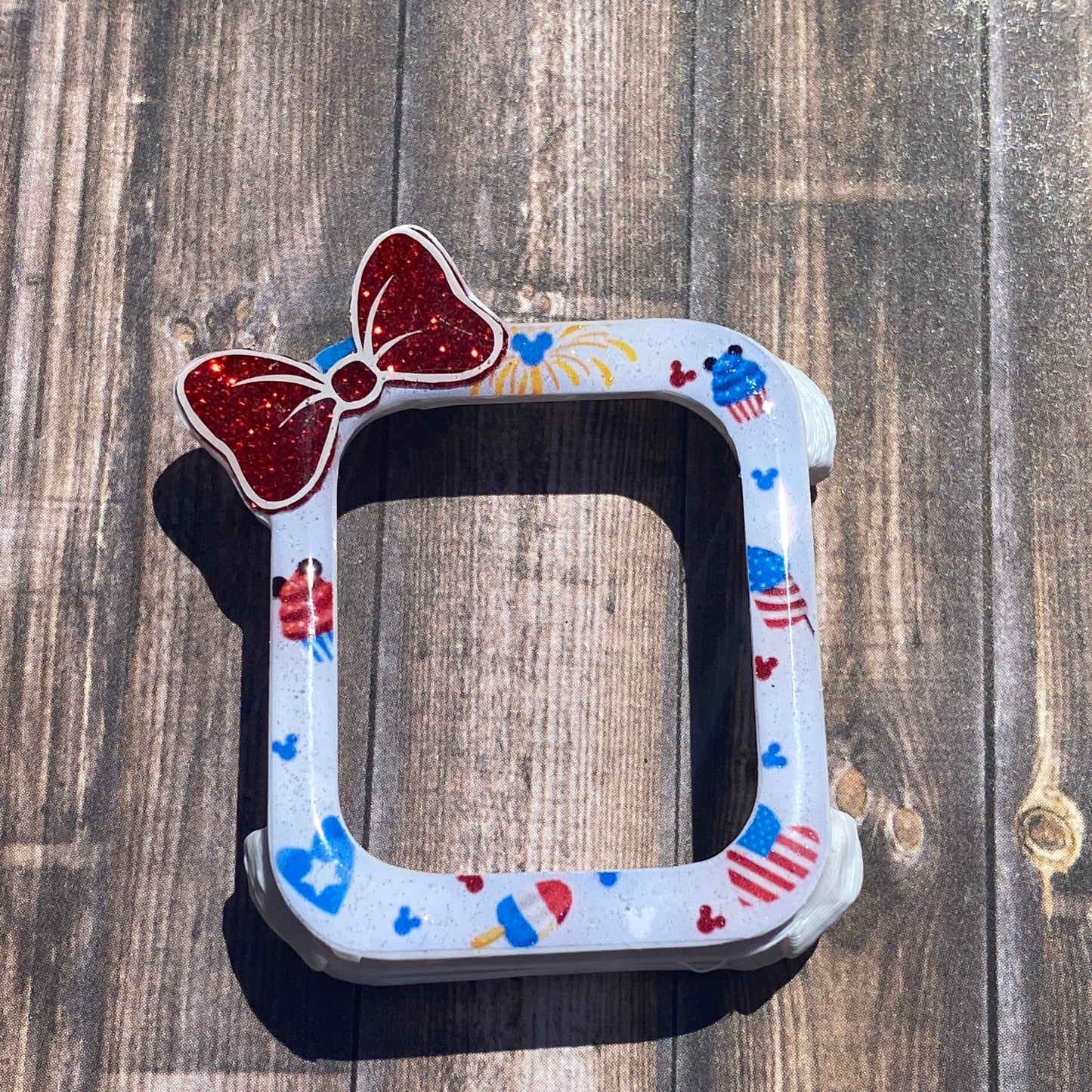 patriotic white Snacks Watch Cover