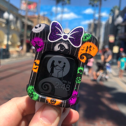 Nightmare mouse with glow bow outline Watch Cover