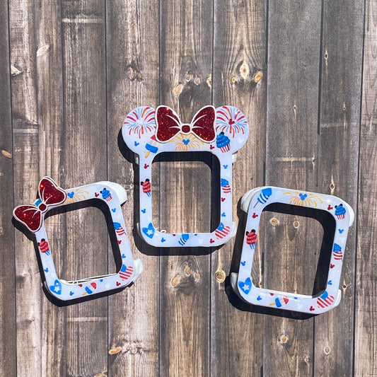 patriotic white Snacks Watch Cover
